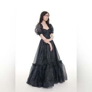 NWT Selkie Starry Night Ritz Gown Maxi Dress L